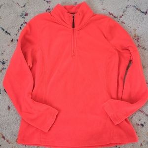 Womens fleece half zip pullover
